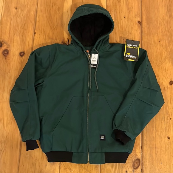 Berne Jackets & Coats Berne Mens Heritage Duck Hooded Active Work